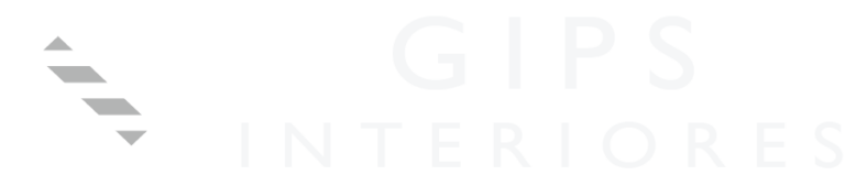 Logotipo versión negativa de GIPS Interiores S.L.